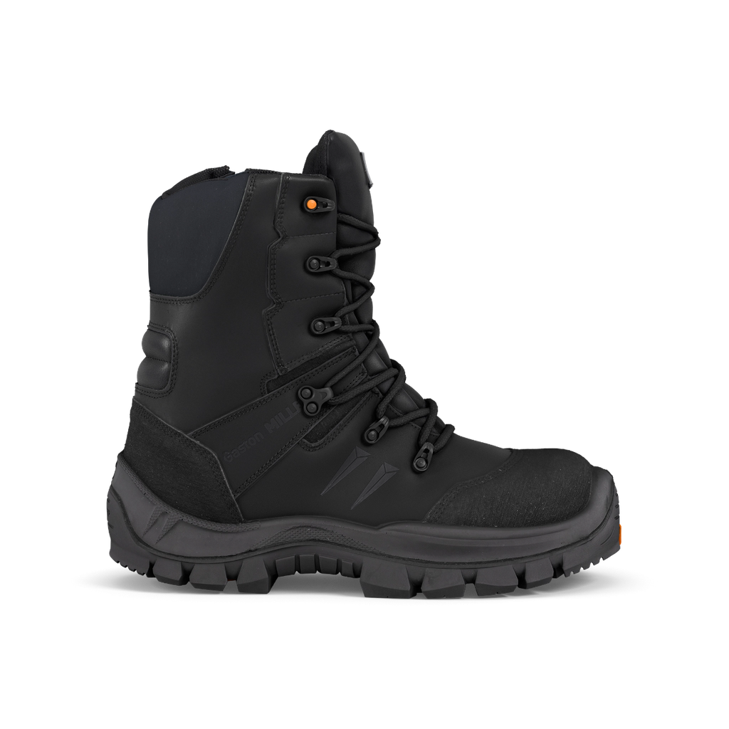 Gaston Mille, MONO3 Master FusionGrip, High-cut Safety Shoes, Lace-Up/Side-Zip, S3 HI CI HRO SRC