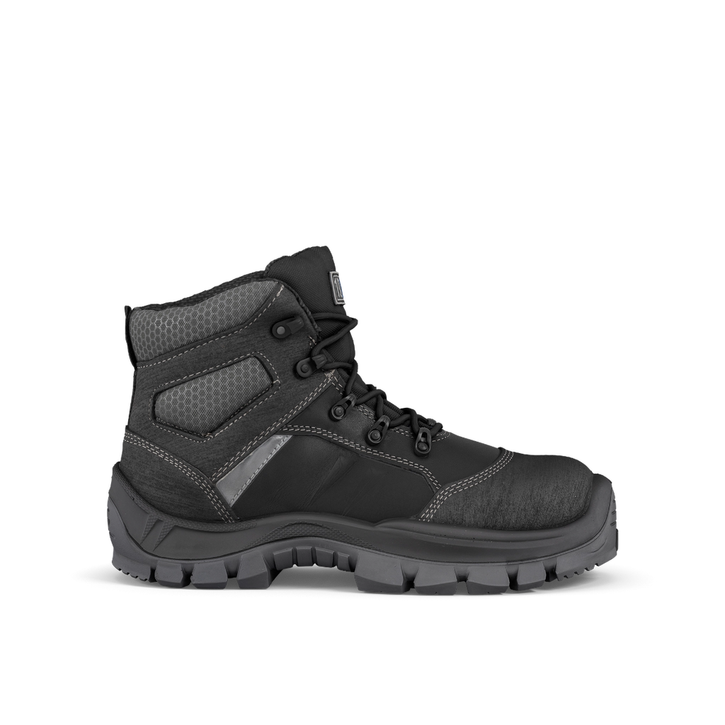 Gaston Mille, MONO3 Master FusionGrip, High-cut Safety Shoes, Lace-Up/Side-Zip, S3 HI CI HRO SRC