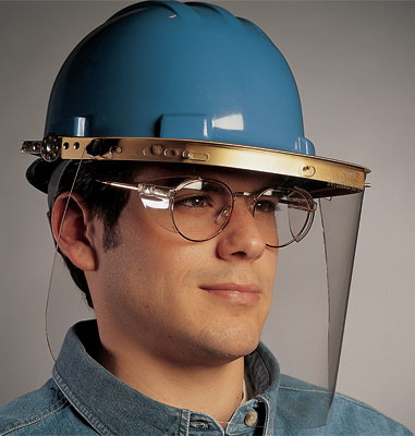 Bullard USA, 100G, Aluminum Face Shield Bracket, Band mounted, for cap style models