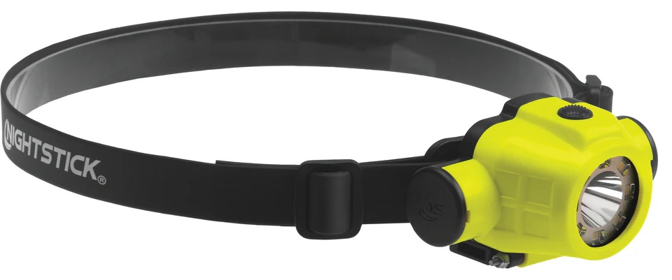 Nightstick, Intrinsically Safe Dual-Light Headlamp - USB Lime Green - UL913 / ATEX Zone 0, 5553G