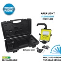 Nightstick, Intrinsically Safe Magnetic Scene Light w/Blow Molded Case - Li-Ion - Green - UL913 / ATEX, 5592GX
