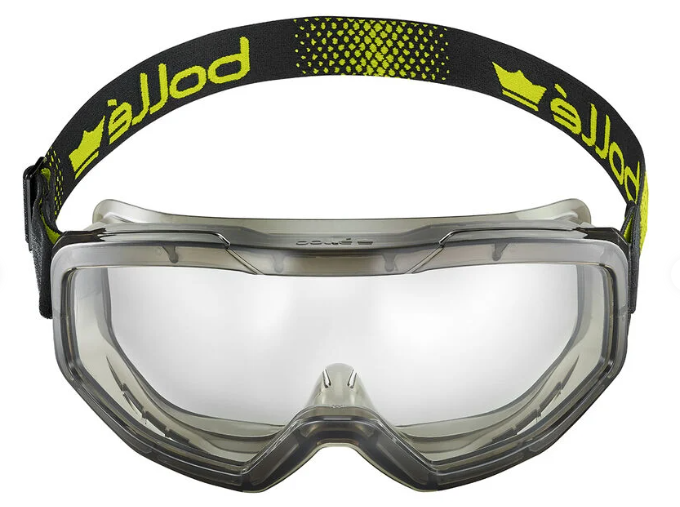 Bolle Safety, GLOBEN10W, Globe, Safety Goggles, Indirect Vent, AS/AF, Clear Lens