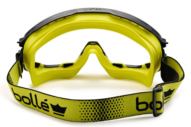 Bolle Safety, UNIVGN10W, Universal, Safety Goggles, Indirect Vent, AS/AF, Clear Lens