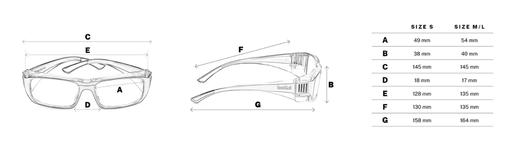 Bolle Safety, B808, RX Safety Glasses Frame (Frame Only)