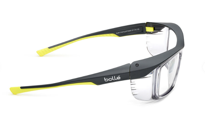 Bolle Safety, KURT, RX, Prescription Safety Glasses Frame, Grey