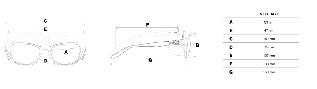 Bolle Safety, SPISBKGN, Spicy RX, Prescription Safety Glasses Frame, Black/Green