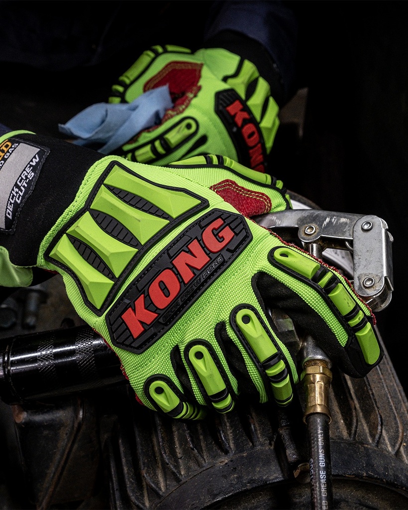 Ironclad, KDC5 Kong Deck Crew, Impact Work Gloves, Heavy Duty Palm, EN 4X44FP, SIRIM-DOSH