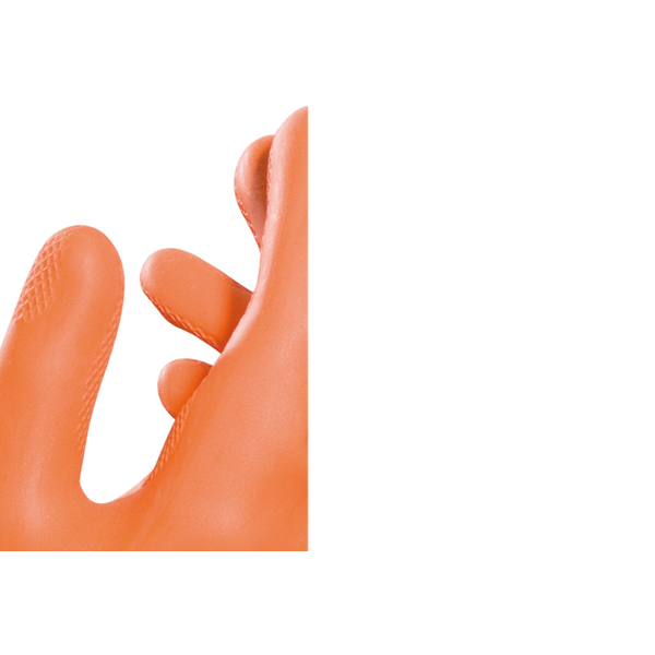Mapa Professional, Alto 299, Chemical Gloves, Latex, Orange, 31cm
