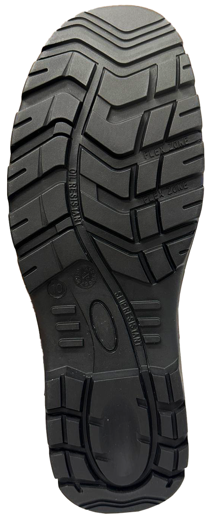 Victory, ProStep VD203, Mid-cut Safety Shoes, Side-Zip with Lace, S3S SR, Brown