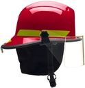 Bullard USA, LTX Firefighting Helmet, Structural, NFPA style, with R330 4" Polyarylate Visor and Neck Protector
