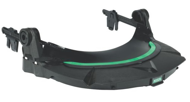 MSA Helmet V-Gard Frame, Head Gear, Black, For Slotted Caps, 10115730