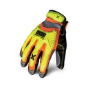 Ironclad, EXO2-HZI Hi-Viz Impact, Impact Work Gloves, Hi-Vis Orange/Yellow, Anti-Vibe Palm, EN 2131