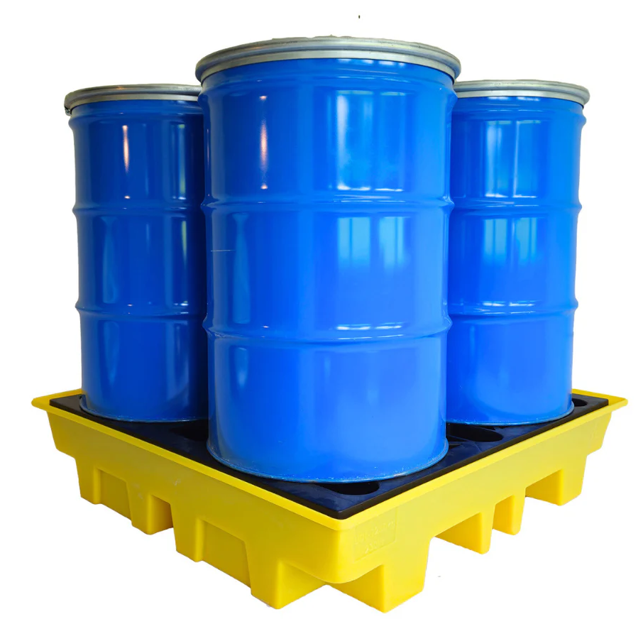 Spill Station, Model: TSSBP4L, 4-Drum Spill Pallet