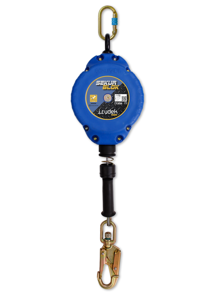Irudek, Sekurblok 10, Self-Retracting Lifeline, Steel Cable, 10 Meters