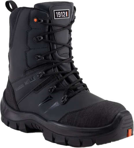 Gaston Mille, MONO3 Master FusionGrip, High-cut Safety Shoes, Lace-Up/Side-Zip, S3 HI CI HRO SRC
