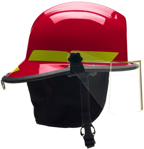 [WEBSITE] Bullard USA, LTX Firefighting Helmet, Structural, NFPA style, with R330 4" Polyarylate Visor and Neck Protector