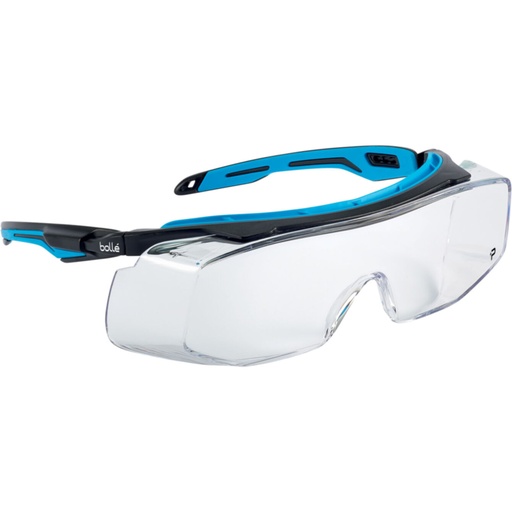 [WEB-BOLLE-TRYOTGPSI] Bolle Safety, Tryon OTG, OTG Safety Glasses, AS/AF, Clear Lens