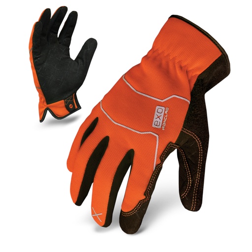 [WEBSITE] Ironclad, EXO2-HSO Hi-Viz Utility, Work Gloves, Hi-Vis Orange, Embossed Palm, EN 2121