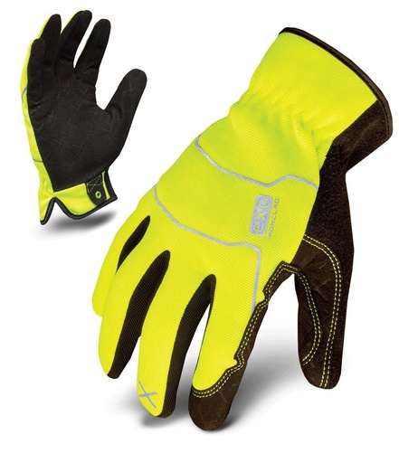 [WEBSITE] Ironclad, EXO2-HSY Hi-Viz Utility, Work Gloves, Hi-Vis Yellow, Embossed Palm, EN 2121