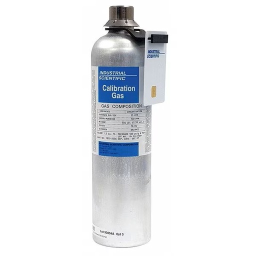 [WEB-ISC-18102163] Industrial Scientific, 18102163, Cylinder, Calibration Gas, 100 ppm Carbon Monoxide, Steel, 103L