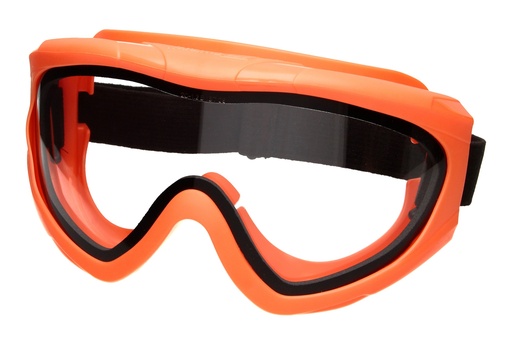 Bullard, SG2FR, Safety Goggles, Fire Retardant Frame & Headband without quick release, Double Lens - Clear UV385 HC/ Clear UV400 Acetate AF lens