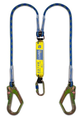 [WEBSITE] Irudek, Astun 363, Double Connecting Lanyard, Energy Absorber, Rope Sling, Scaffold Hook, 140CM