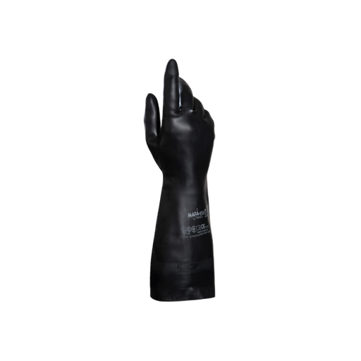 Mapa Professional, Ultraneo 450, Chemical Gloves, Neoprene, Black, 41cm